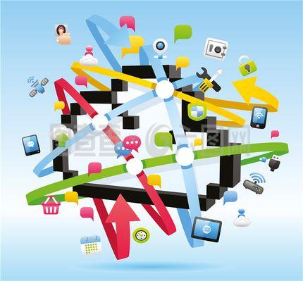 商務(wù)互聯(lián)網(wǎng)信息圖表 數(shù)據(jù)驅(qū)動(dòng)決策的新引擎